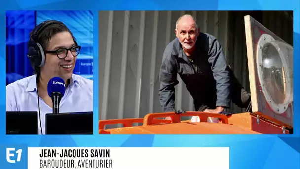 A 73 ans, Jean-Jacques Savin se prépare à traverser le Pacifique en tonneau