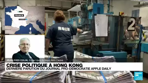 Crise politique à Hong Kong : dernière parution du journal pro-démocratie Apple Daily