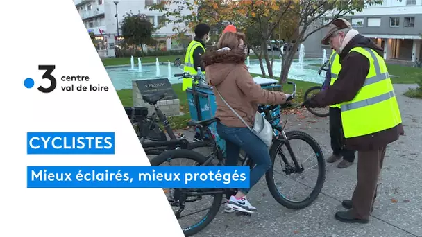 Tours : opération de prévention avec le collectif "Cycliste 37" pour les lumières sur les vélos