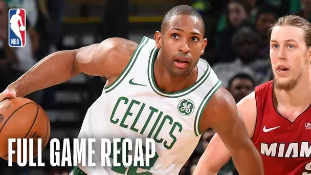 HEAT vs CELTICS | Al Horford Records 2nd Career Triple-Double | April 1, 2019