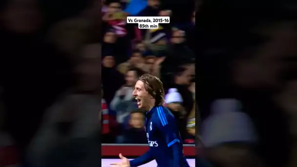 MODRIC loves a late DRAMATIC goal 😤