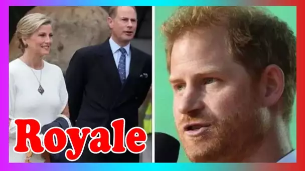 Harry snobé alors que Sophie Wessex et le prince Edward «viennent avant» Duke en «priorité»