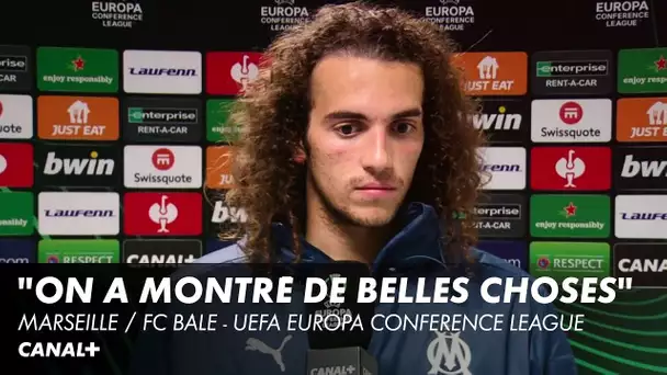 La réaction de Mattéo Guendouzi après OM / FC Bâle - UEFA EUROPA CONFERENCE LEAGUE