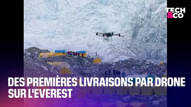 Des premières livraisons par drone sur l'Everest
