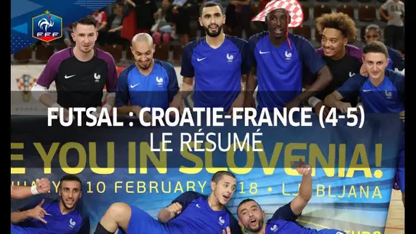 Futsal, barrage retour Euro 2018 : Croatie - France (4-5), le résumé I FFF 2017