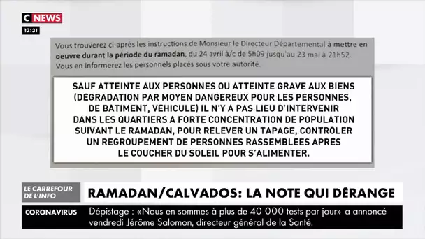 Ramadan : une note de police fait polémique dans le Calvados