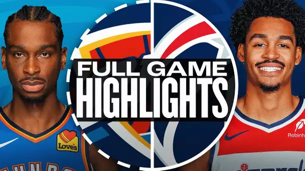 THUNDER at WIZARDS | FULL GAME HIGHLIGHTS | January 12, 2025