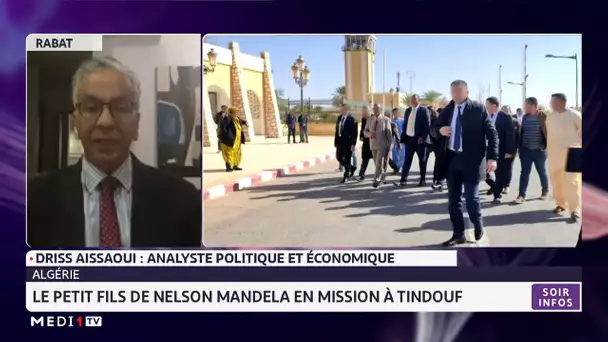 Le petit fils de Nelson Mandela en mission à Tindouf. Analyse Driss Aissaoui