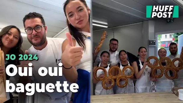 Au village olympique, les athlètes peuvent faire leurs propres baguettes (et ça leur plaît beaucoup)