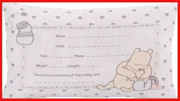 Disney Winnie The Pooh Decorative Keepsake Pillow – Personalized Birth Pillow