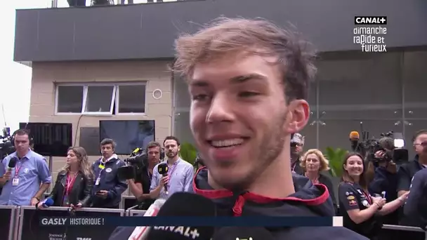 Gasly : "j'ai essayé de défendre du mieux possible face à Lewis Hamilton"