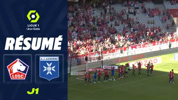 LOSC LILLE - AJ AUXERRE (4 - 1) - Résumé - (LOSC - AJA) / 2022/2023