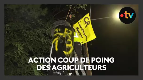 Les agriculteurs en colère bâchent des radars pour dénoncer le manque d'action du gouvernement