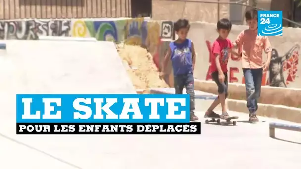 À Damas, un skatepark destiné aux enfants déplacés