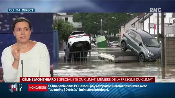 Inondations en Europe: "On va devoir s'habituer à ce type d'événement", prévient Céline Monthéard