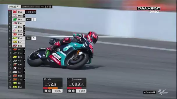 Fabio Quartararo reprend le meilleur temps