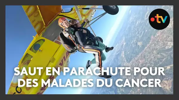 Faire sauter en parachutes de jeunes malades du cancer dans les Alpes-Maritimes, un sacré saut!