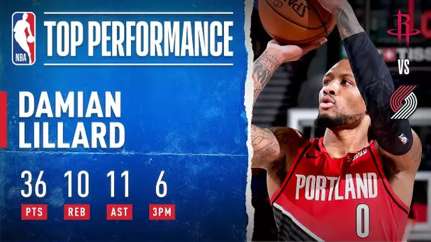 Damian Lillard Drops FIRST Career TRIPLE-DOUBLE