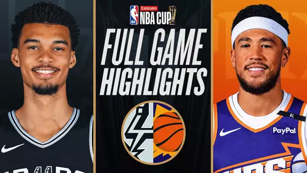 SPURS at SUNS | EMIRATES NBA CUP 🏆 | FULL GAME HIGHLIGHTS | December 3, 2024