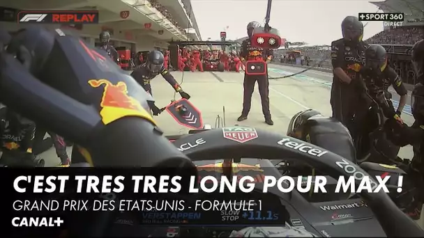 L'interminable arrêt aux stands de Verstappen ! - Grand Prix des États-Unis - F1