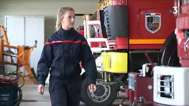 Justine Richard, 100 femme pompier volontaire recrutée dans le Doubs