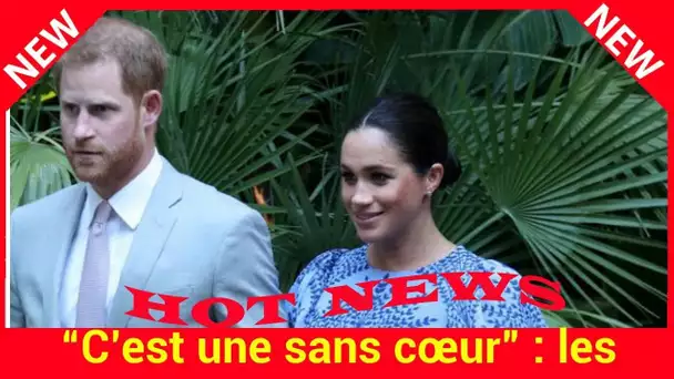 “C’est une sans cœur” : les nouvelles confidences fracassantes de la demi-sœur de Meghan