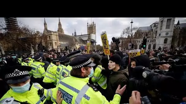 Londres : manifestation contre un projet de loi en lien avec la police