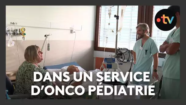 Dans un service d'onco pédiatrie : "ce qui est le plus dure, c'est de gérer la douleur des enfants"