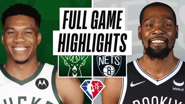 BUCKS at NETS | FULL GAME HIGHLIGHTS | January 7, 2022