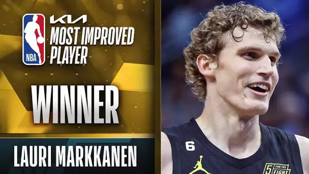 Lauri Markkanen is the 2022-2023 Kia NBA Most Improved Player! #KiaMIP