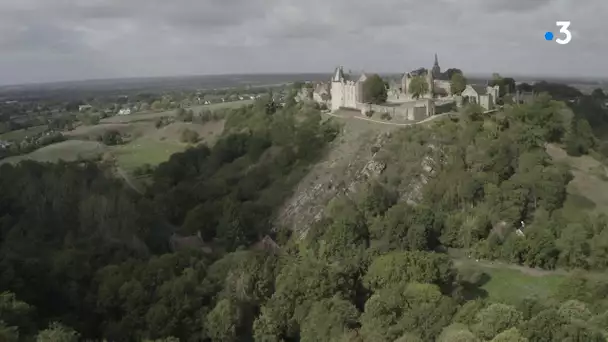 Drone : les Coëvrons en Mayenne vu du ciel