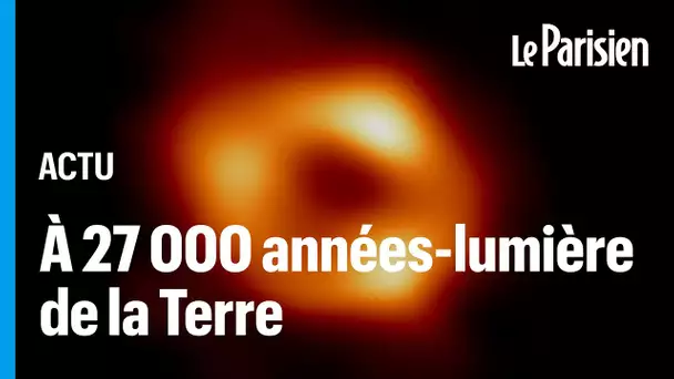 Voici la première image d’un trou noir au centre de notre galaxie, la Voie lactée