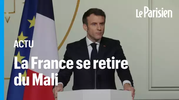 La France et ses partenaires vont «retirer leur présence militaire» au Mali, annonce Macron