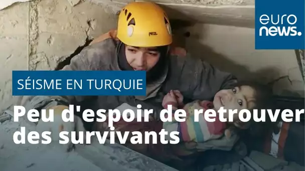 Séisme en Turquie : l'espoir de retrouver des survivants s'amenuise