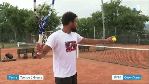 Grasse : Jo-Wilfried Tsonga s’investit au sein du Tennis Club de Grasse