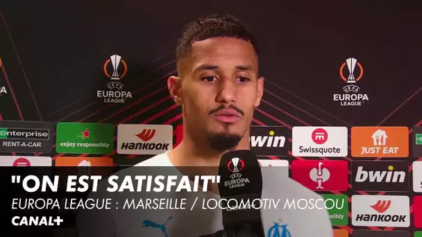 William Saliba après la victoire de Marseille (1-0) - Europa League