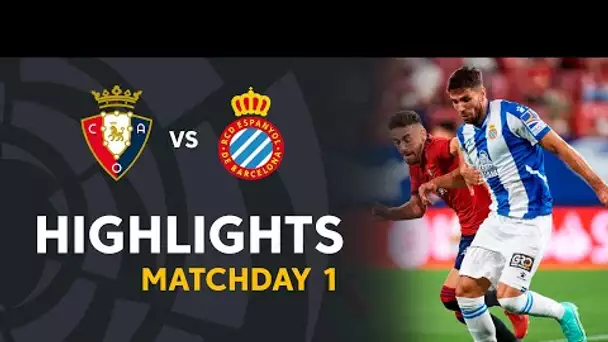 Resumen de CA Osasuna vs RCD Espanyol (0-0)