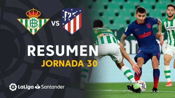 Resumen de Real Betis vs Atlético de Madrid (1-1)