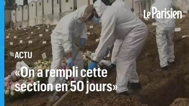 Le plus grand cimetière de Lisbonne débordé par les morts du Covid-19