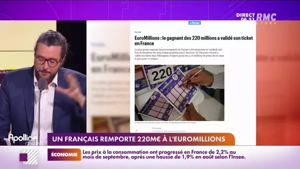 C'est un Français qui a gagné les 220 millions d'euros de l'EuroMillions du week-end