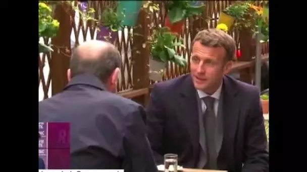 PHOTO – Emmanuel Macron et Jean Castex tout sourire en terrasse : joli coup de...