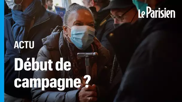 Présidentielle : « Je me donne le temps nécessaire », dit Christiane Taubira à Saint-Denis