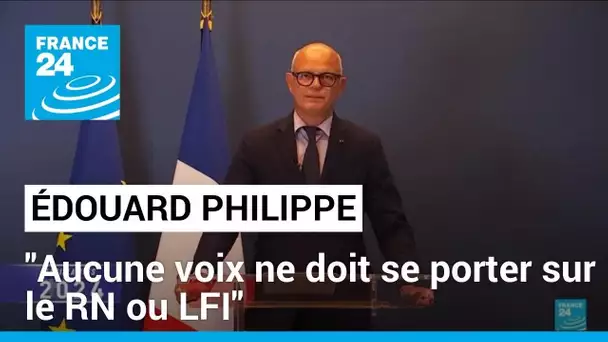 "Tout est à reconstruire du côté de la droite et du centre. J'y suis prêt.", assure Édouard Philippe