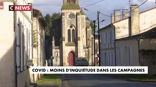 Covid : moins d'inquiétude dans les campagnes