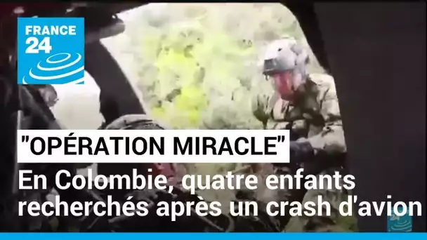 "Opération miracle" : en Colombie, quatre enfants recherchés après le crash de leur avion