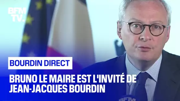 Bruno Le Maire face à Jean-Jacques Bourdin en direct