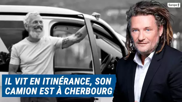 Olivier Delacroix (Libre antenne) - Il vit en itinérance, il a installé son camion à Cherbourg