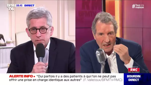 Frédéric Valletoux face à Jean-Jacques Bourdin en direct - 27/03