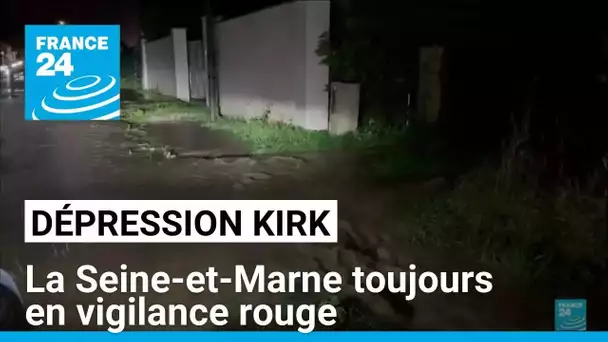 La dépression Kirk balaye la France, la Seine-et-Marne toujours en vigilance rouge • FRANCE 24