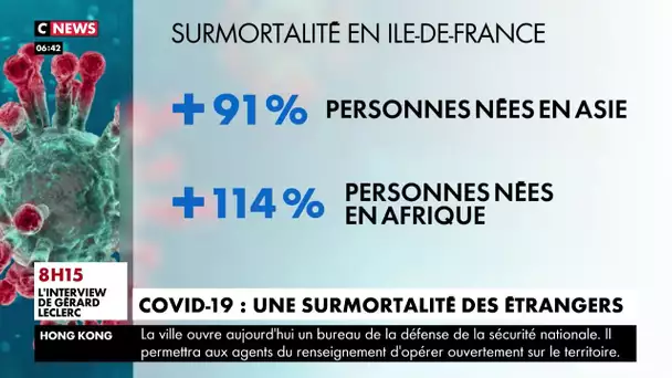 Covid-19 : la mortalité en France a été plus forte pour les personnes nées en Afrique et en Asie